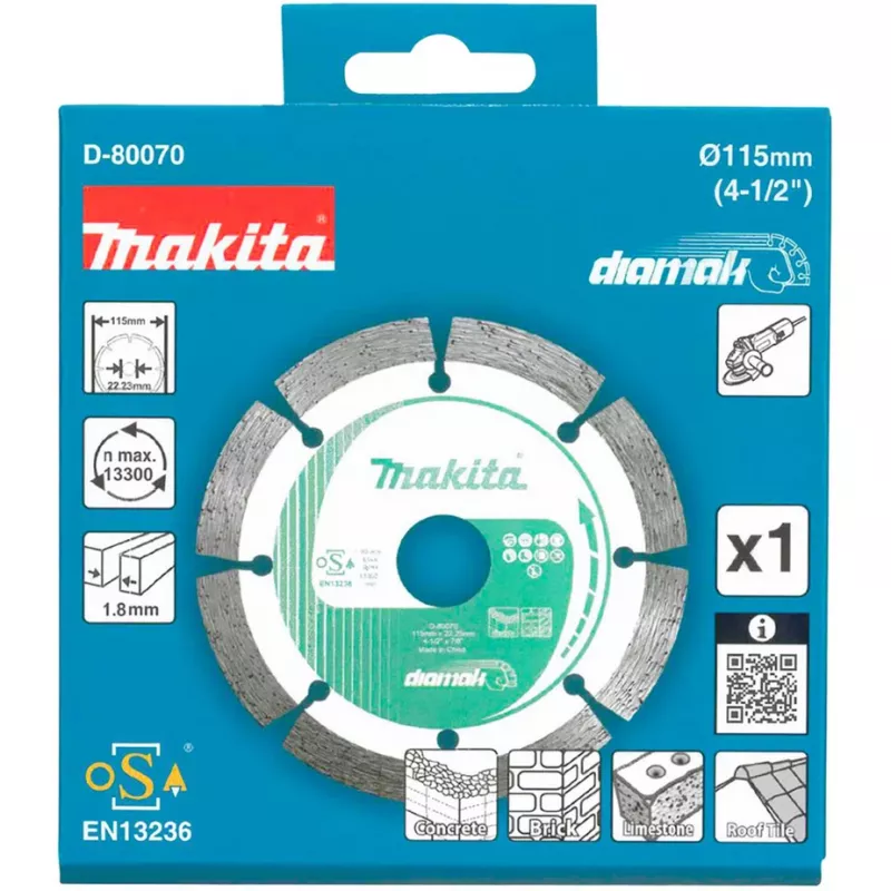 Makita D-80070 deimantinis diskas 115x22,23 mm DIAMAK (D-80070)