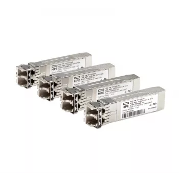 HP SFP+ 10Gb/s siųstuvų modulių rinkinys 4 vnt.