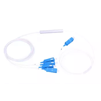 Extralink EX.0653 skaidulų skirstytuvas PLC 1:4 SC/UPC 0.9 mm, keramika, PVC