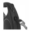 Flexi Black Design M šunų pavadėlis su automatiniu vyniojimu, 5 m juostelė, iki 25 kg