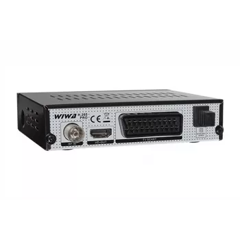 Antžeminis skaitmeninis TV imtuvas WIWA H.265 PRO DVB-T/DVB-T2 — Full HD, H.265, HDMI, SCART, USB, įrašymas