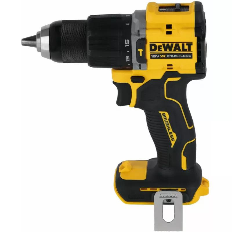 Belaidis gręžtuvas-suktuvas DeWalt DCD799NT-XJ 18V su bešepetėliu varikliu, kompaktiškas