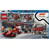 LEGO City F1 Pit Stop 60443 – Ferrari F1 automobilis, 322 dalys, 5 minifigūrėlės, 6+