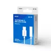 USB Type-C (M) – Jack 3,5 mm (F) garso adapteris baltas SAVIO AK-52