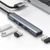 USB šakotuvas QOLTEC 53793 – USB 3.0 įvadas, 3× USB 2.0 prievadai