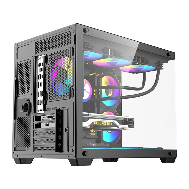Korpusas DarkFlash B275 PRO (juodas) su 6 ventiliatoriais