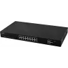 PULSAR SF116 valdomas tinklo jungiklis Fast Ethernet (10/100) Power over Ethernet (PoE) 1U juodas