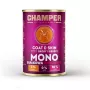 CHAMPER Coat & Skin Monoprotein Beef šlapias šunų maistas 400g