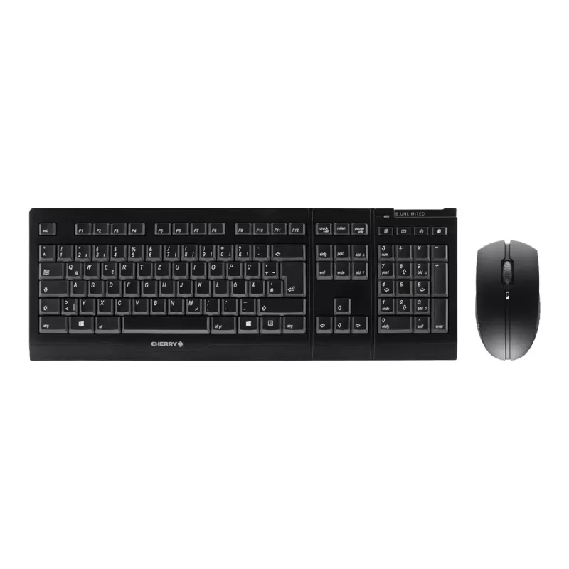CHERRY B.UNLIMITED 3.0 belaidė klaviatūra su pele, RF, juoda