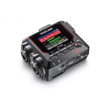 Nešiojamas garso diktofonas Tascam FR2-AV – 2 takeliai, 2 XLR combo įėjimai, USB-C sąsaja, 48–192 kHz, 24/32 bitai, microSD iki 512 GB