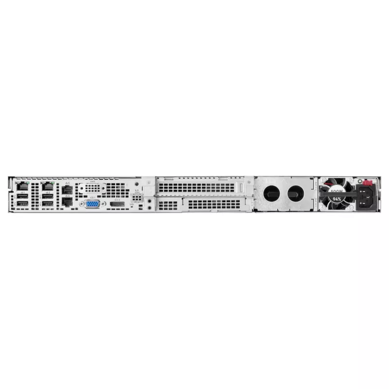 HPE ProLiant DL20 Gen11 serveris, montuojamas į stelažą, 1U, 1 procesorius, Intel Xeon 6333P / 3,1 GHz, 32 GB RAM, SATA, karštai keičiami 2,5 colio diskų lizdai (P85574-425)