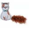ZOLUX Chatouille katė su plunksnomis ir katžole - žaislas katėms - 13cm