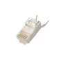 RJ45 jungtis Extralink CAT6A FTP 8P8C, skaidri, vyriška/moteriška, 1 vnt.