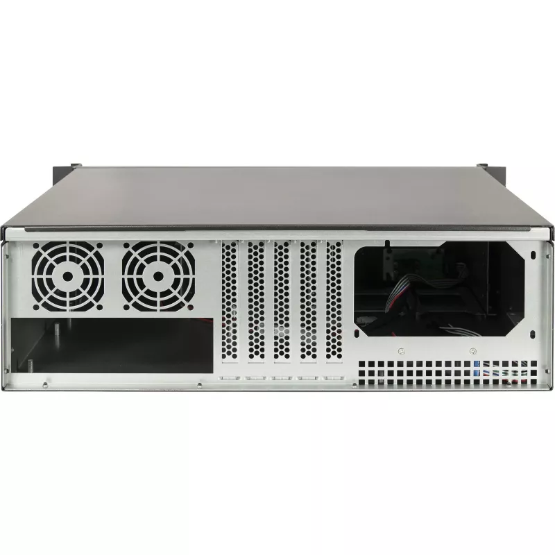Stovo korpusas Inter-Tech 3U-K-340L Juodas ATX 60mm Ventiliatoriai