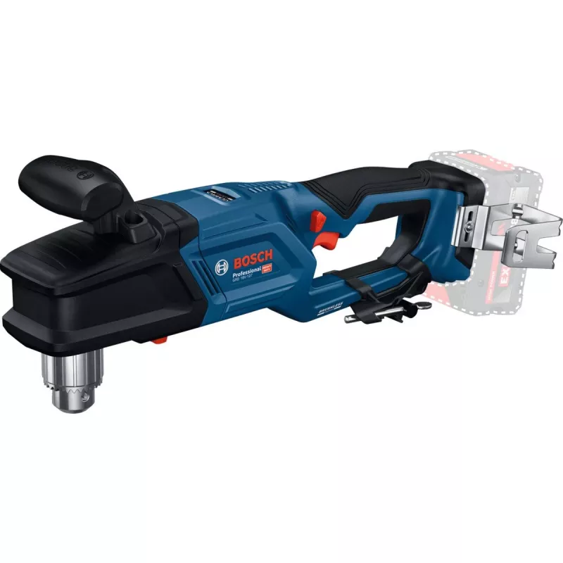 Belaidis kampinis gręžtuvas GRD 18V-127 Professional solo, 18V (mėlynas/juodas, be akumuliatoriaus ir įkroviklio)