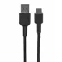 AUKEY CB-CD30 USB-A į USB-C kabelis 0,9 m, pintas nailonu, 60W PD, 3A, juodas