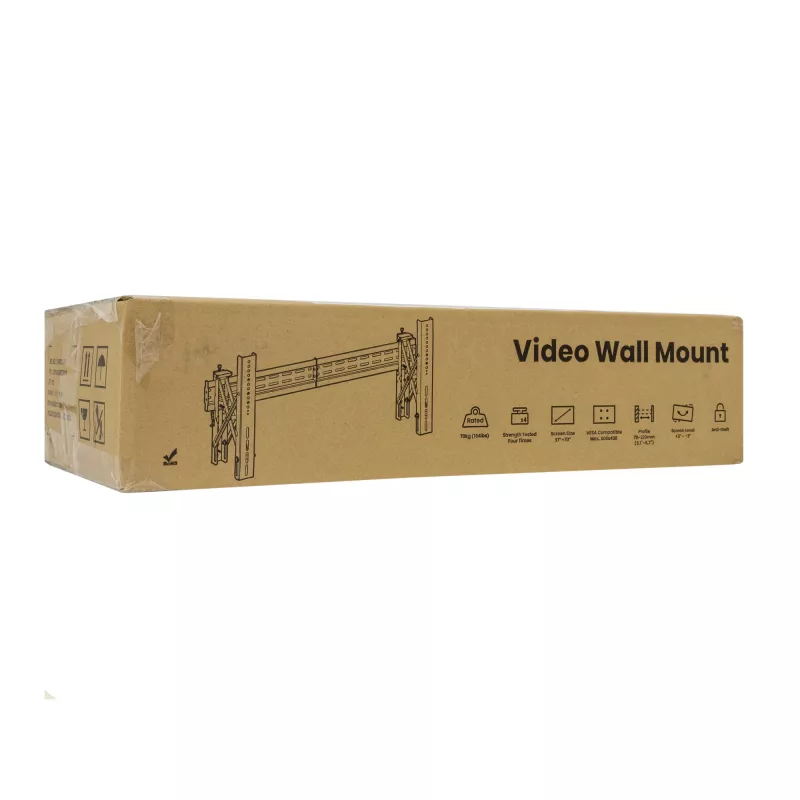 Sieninis TV laikiklis SBOX LVW02-48T 37–70 col., 70 kg, VESA iki 800×400