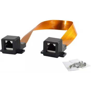 Langų praėjimo adapteris RJ45 ShiverPeaks 08-01010 permatomas, ilgis 22,5 cm