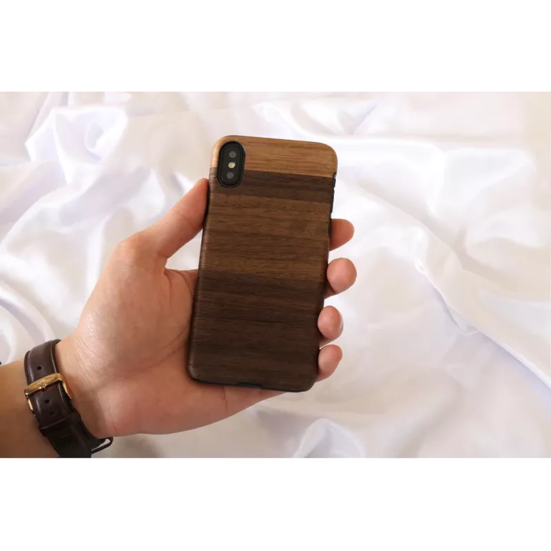 Apsauginis dėklas iPhone X/XS man and wood fango black