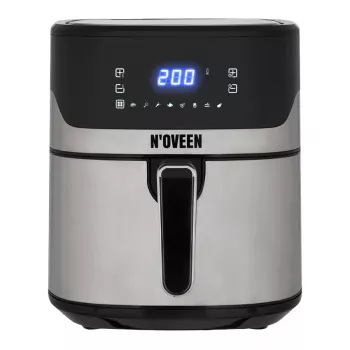 Karšto oro gruzdintuvė NOVEEN AF550 — 6,5 L, 1600 W, iki 200 °C, 8 programų