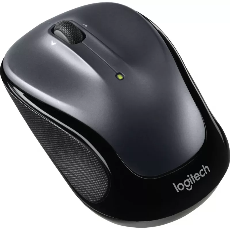 LOGITECH M325s pelė, dešinei ir kairei rankai, optinė, 5 mygtukai, belaidė 2,4 GHz, USB belaidis imtuvas, tamsiai pilka