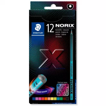 Spalvoti pieštukai Staedtler 186 C12 Įvairių spalvų 12 vnt.