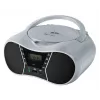 Radijo grotuvas CD LILA2 USB/BT sidabrinis