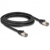 Tinklo kabelis DeLOCK RJ45 Cat.6A U/FTP 3m Juodas