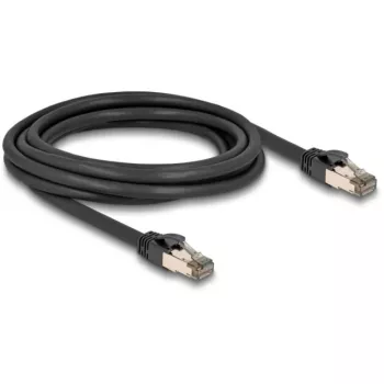 Tinklo kabelis DeLOCK RJ45 Cat.6A U/FTP 3m Juodas
