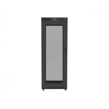 LANBERG 19 37U 800x1000 Laisvai stovintis spintos korpusas su perforuotomis durimis ir LCD ekranu (FlatPack) juoda