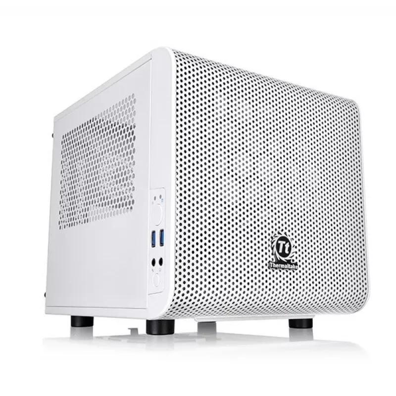Terminis korpusas Thermaltake Core V1 Snow Edition Cube White