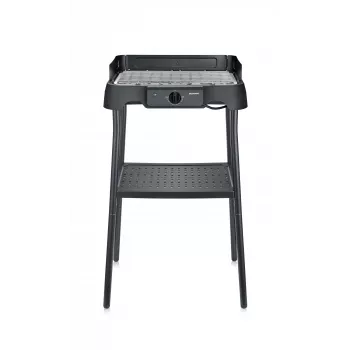 Elektrinis stalinis grilis SEVERIN PG 8594 – 2000 W, stačiakampės grotelės, juodos spalvos
