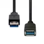 Prailginimo laidas USB ProXtend USB3AAF-003 3.2 Gen1, 3 m, USB-A moteriškas į USB-A vyriškas