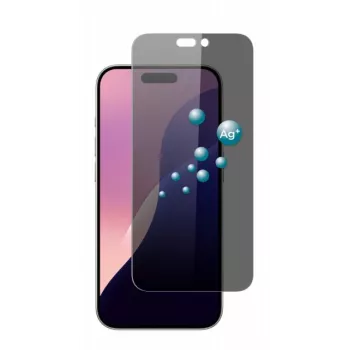 Apsauginis stiklas Screenor 15060SN Privatumo grūdintas stiklas pilkas, skirtas Apple iPhone 16 Pro