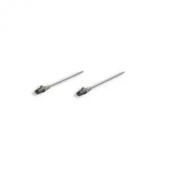 Intellinet tinklo jungiamasis laidas, Cat6, 5 m, pilkas, CCA, U/UTP, PVC, RJ45, paauksuoti kontaktai, apsaugotas nuo užkabinimo, su apsauginiu gaubteliu, garantija visam laikui