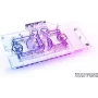 Vandens blokas Alphacool Aurora Acrylic GPX-N su radiatoriumi, aliuminis, 3 kontaktų JST, 1/4 colio, CE/FC/RoHS, ASUS ROG Strix GeForce RTX 3070 8GB Advanced (ROG-STRIX-RTX3070-A8G-GAMING)