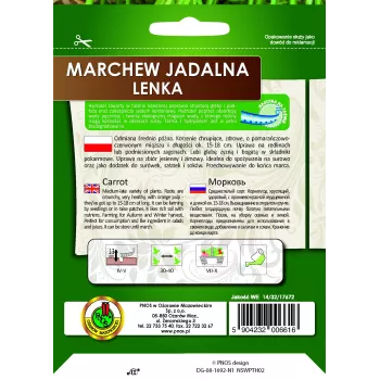 Sėklų juosta Apte Marchew LENKA 6 m – morkų sėklų juostelė sėjai