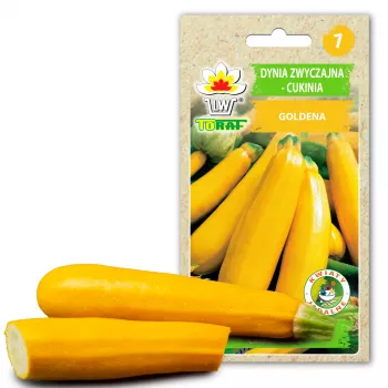 Moliūgų 'Golden Zucchini Toraf' sėklos, 5g pakuotė