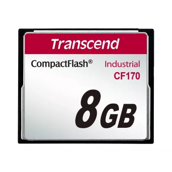 Transcend Industrial - Flash atminties kortelė - 8GB - 170x - CompactFlash (TS8GCF170)