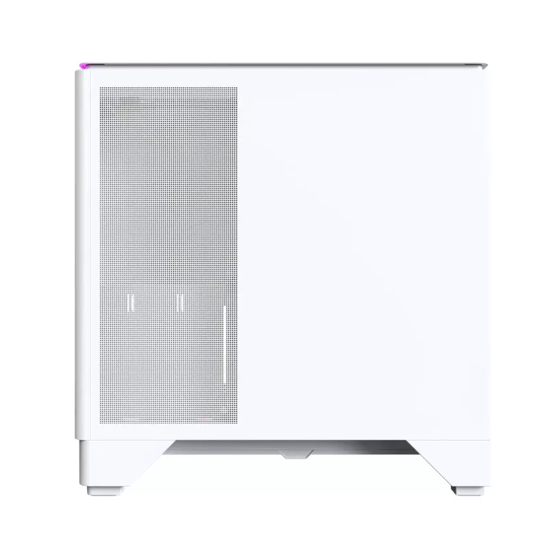 Kompiuterio korpusas Montech KING 45 PRO (W) – balta MIDI bokšto dėžė, skirta Micro ATX / Mini-ITX