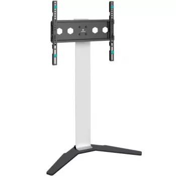 Grindinis TV stovas ONKRON TS1140-W, 66–165,1 cm (26–65 col.), 35 kg, VESA 100×100–400×400, aukštis 880–1100 mm, baltas