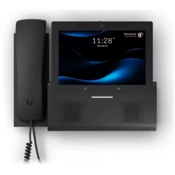 IP telefonas UBIQUITI G3 Touch Wall – 7 colių 1280×800 ekranas, 32 GB atmintis, 5 MP kamera, Gigabit Ethernet, Wi‑Fi (802.11a/b/g/n/ac), juodas
