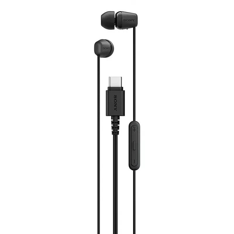 Sony IER-EX15C Ausinės Laidinės Ausinės Garsiakalbis USB Type-C Juodos