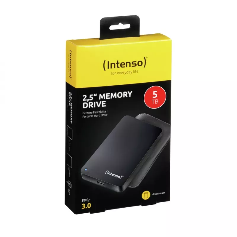 Išorinis kietasis diskas Intenso Memory Drive 5TB 2,5 colio, juodas