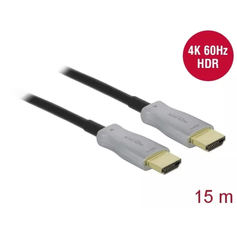 Aktyvus optinis HDMI kabelis DeLOCK 85012 4K 60 Hz 15 m