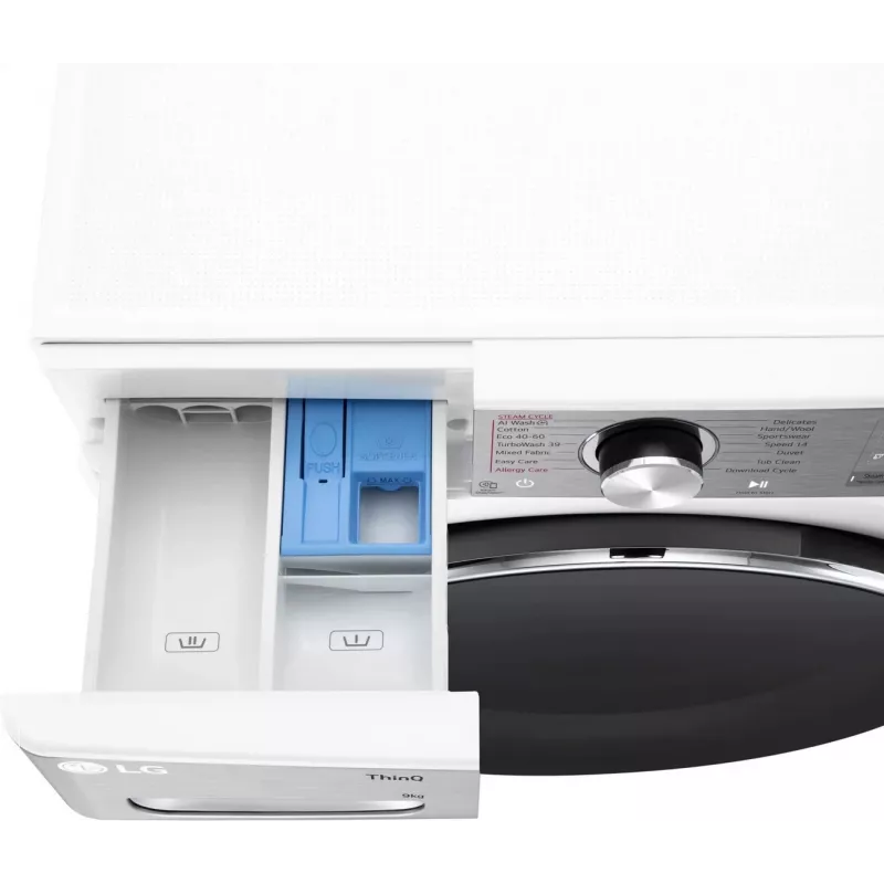LG F2WR909P3W Skalbimo mašina, 9kg, 47.5cm, 1200 aps./min