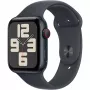 Apple Watch SE GPS + Cellular 44mm Midnight Aliuminio Korpusas su Midnight Sport Dirželiu - M/L (MXGM3QF/A)