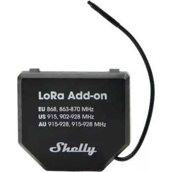 „Shelly LoRa Add-on“ – LoRa ryšio plėtinys, skirtas „Shelly“ įrenginiams