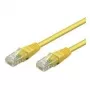Wentronic Goobay CAT 6 jungiamasis kabelis, U/UTP, geltonas, 15 m - CCA vario mišinys (68448)
