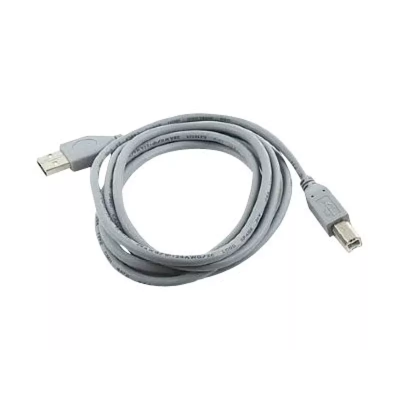USB 2.0 A tipo kištukas – B tipo kištukas 1,8 m laidas, pilka spalva